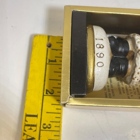 Vintage Santa Claus Figurine Set Of 4 By Bradford Editions 1890 1895 1909 1915 - Picture 12 of 12